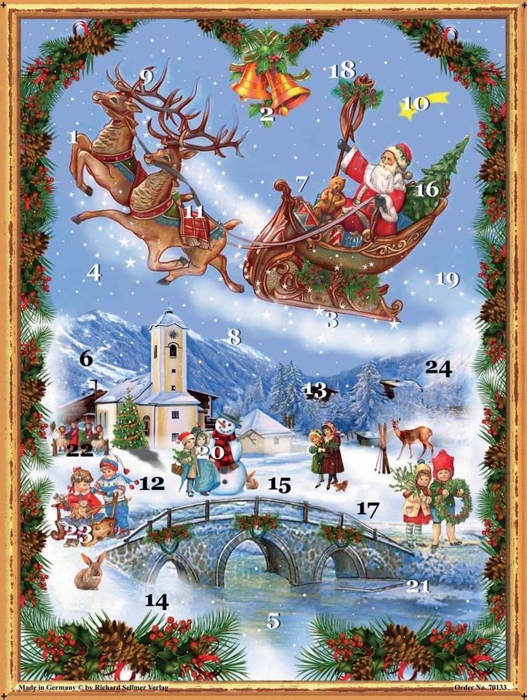 Adventskalender 'Der Nikolaus kommt'
