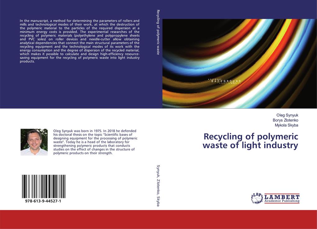 Recycling of polymeric waste of light industry
