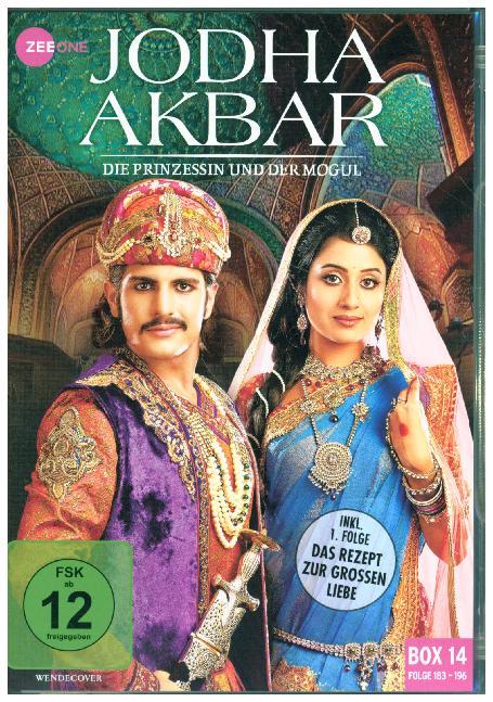 Jodha Akbar - Die Prinzessin und der Mogul Box 14 (Folge 183-196). 3 DVD