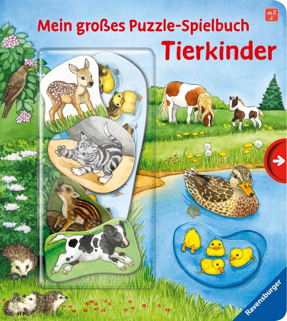 Image of Mein großes Puzzle-Spielbuch: Tierkinder