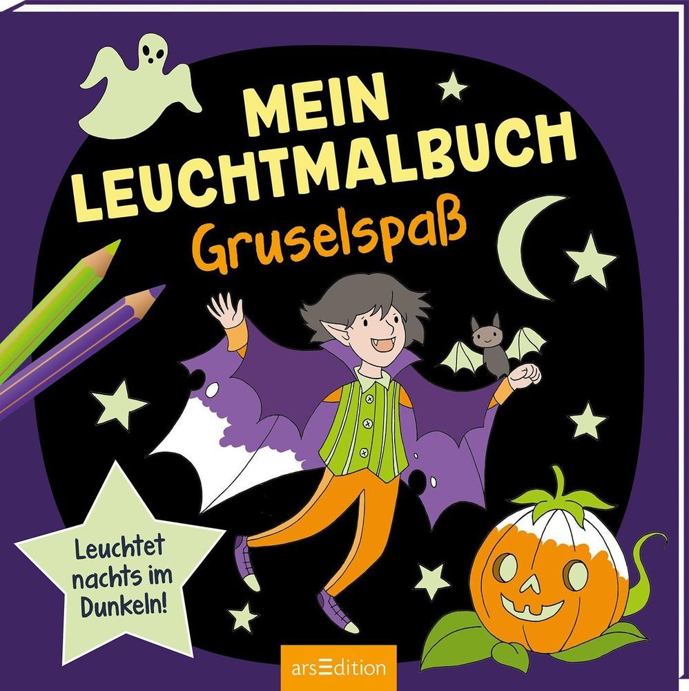 Image of Mein Leuchtmalbuch - Gruselspaß