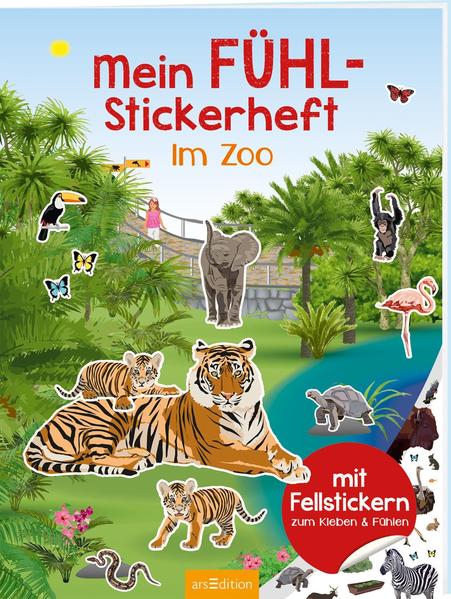 Image of Mein Fühl-Stickerheft - Im Zoo