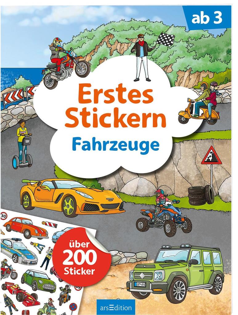Ars Edition Gmbh Erstes Stickern Fahrzeuge
