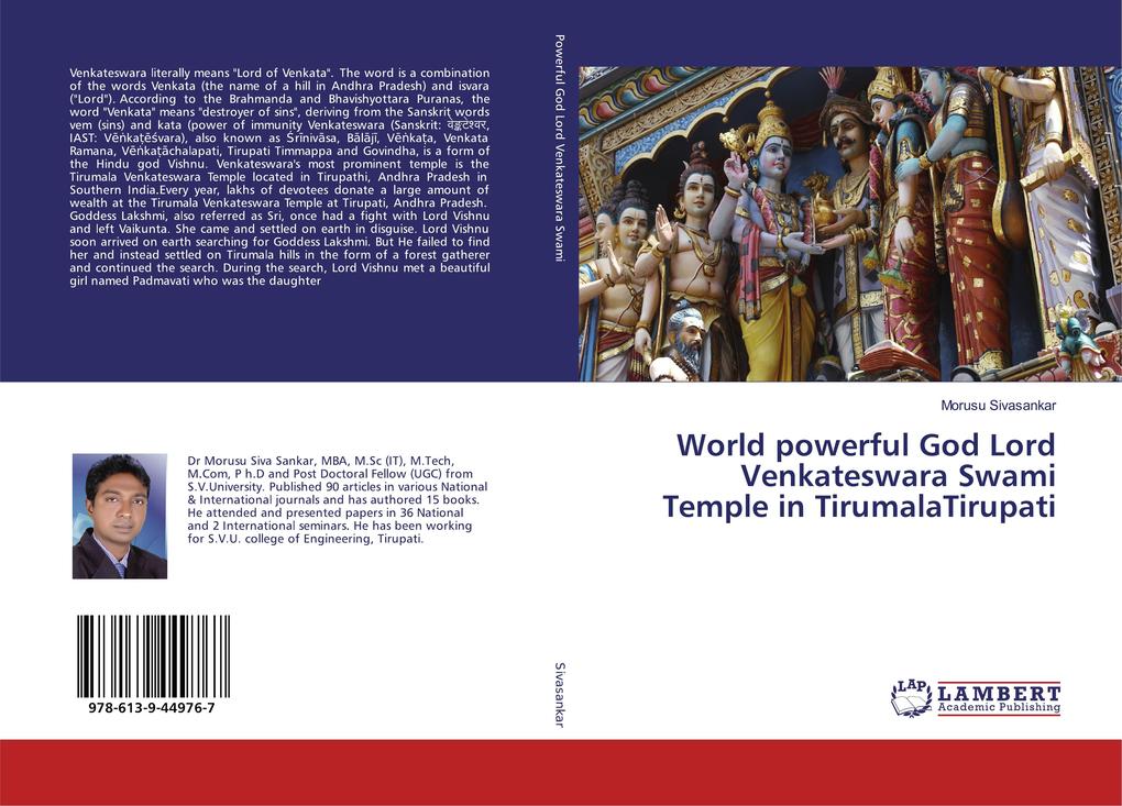World powerful God Lord Venkateswara Swami Temple in TirumalaTirupati