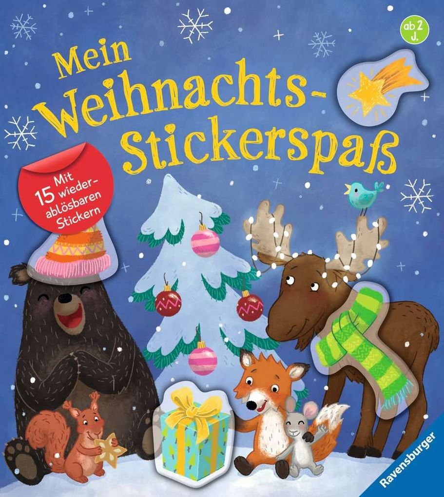 Image of Mein Weihnachts-Stickerspaß