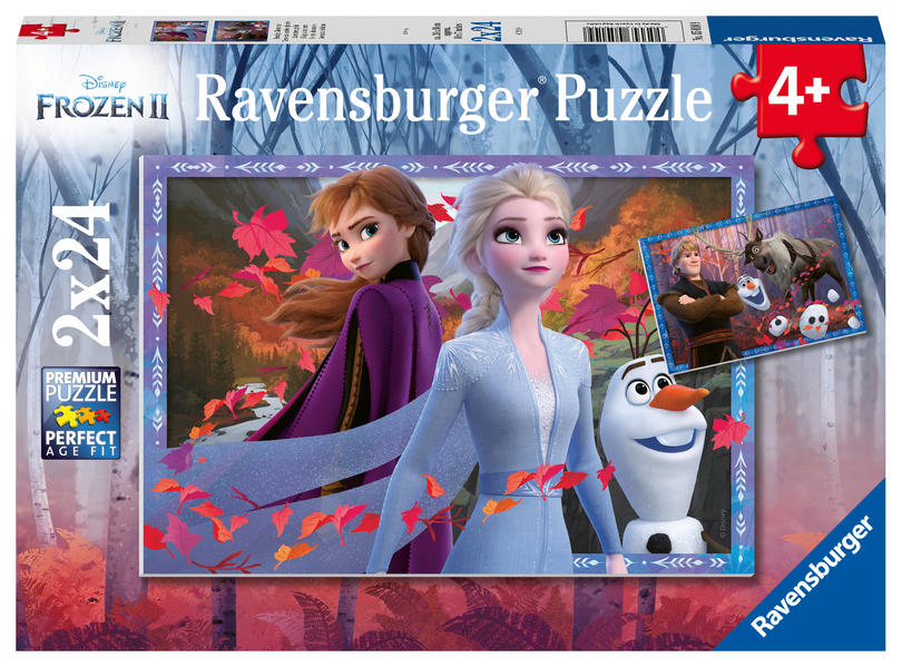 Image of 2er Set Puzzle, je 24 Teile, 26x18 cm, Frozen 2