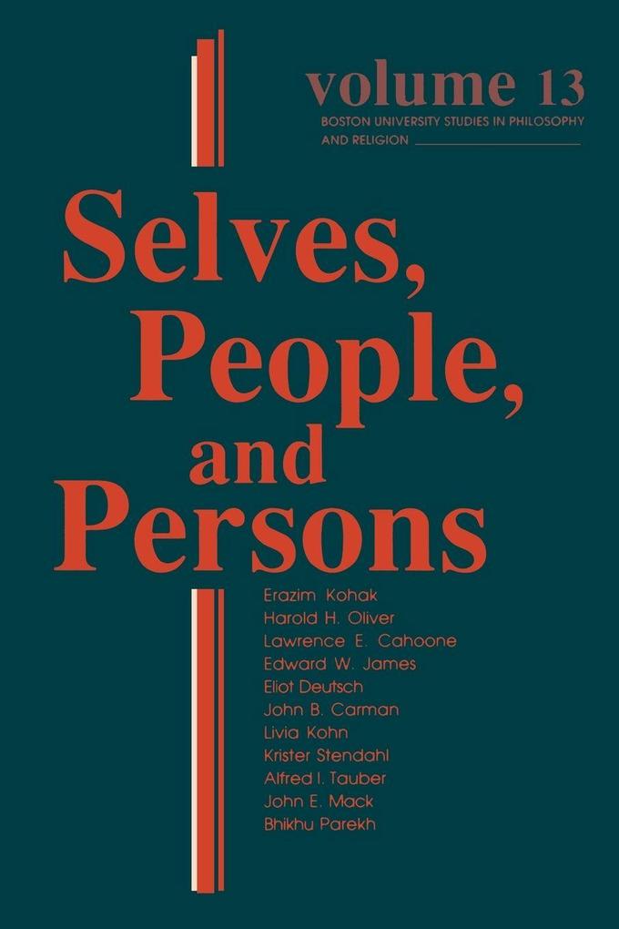 Selves People And Persons