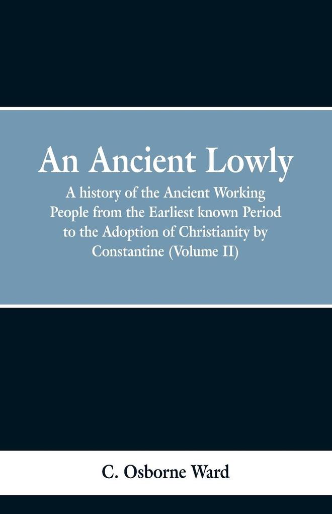An Ancient Lowly