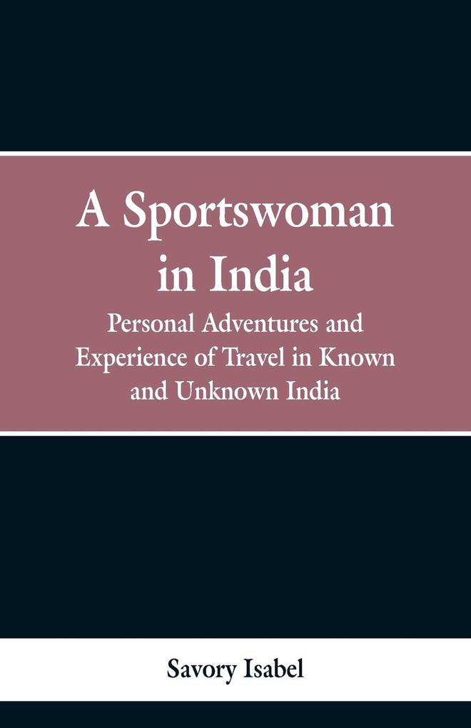 A sportswoman in India