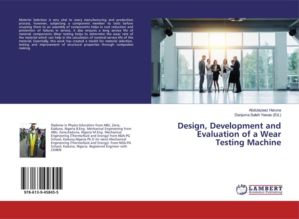 Design Development and Evaluation of a Wear Testing Machine