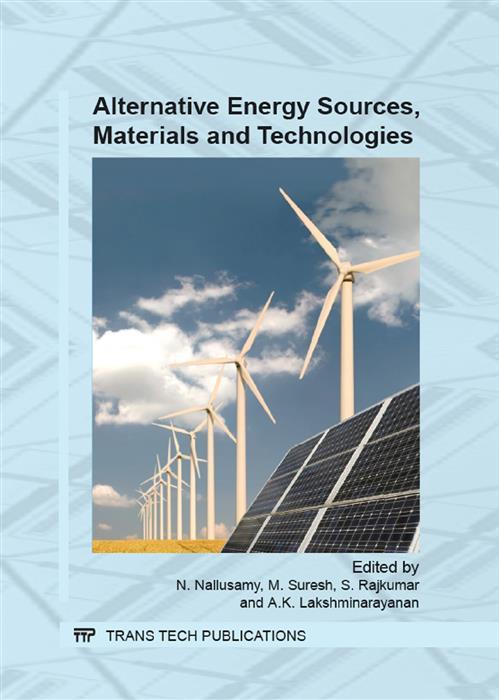 Alternative Energy Sources Materials and Technologies
