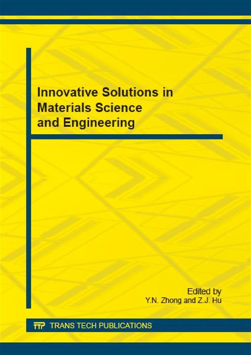 Innovative Solutions in Materials Science and Engineering