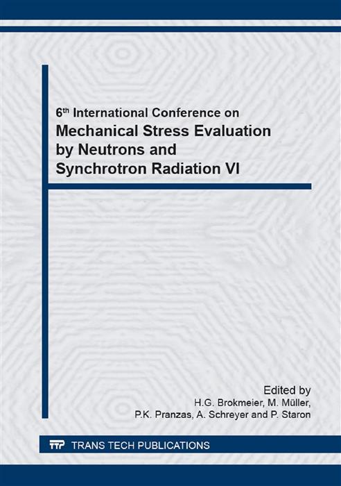 Mechanical Stress Evaluation by Neutrons and Synchrotron Radiation VI
