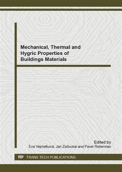 Mechanical Thermal and Hygric Properties of Buildings Materials