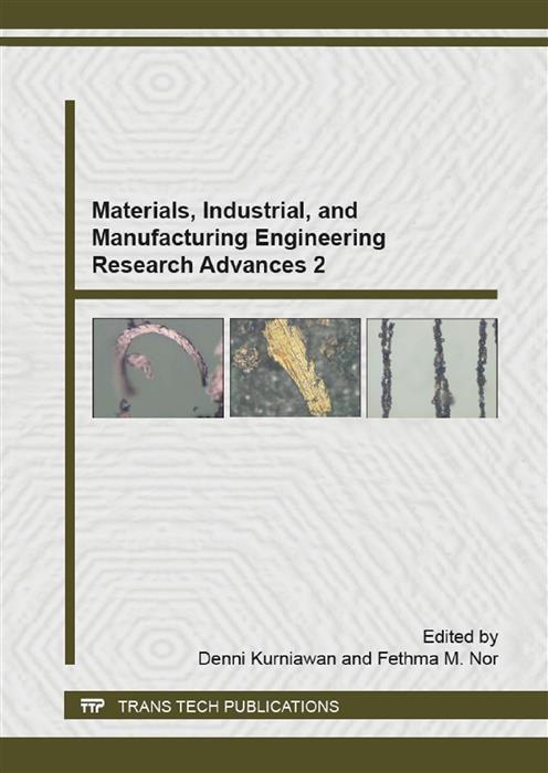 Materials Industrial and Manufacturing Engineering Research Advances 2