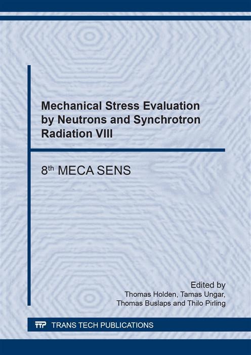 Mechanical Stress Evaluation by Neutrons and Synchrotron Radiation VIII