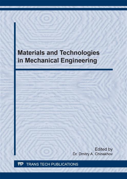 Materials and Technologies in Mechanical Engineering