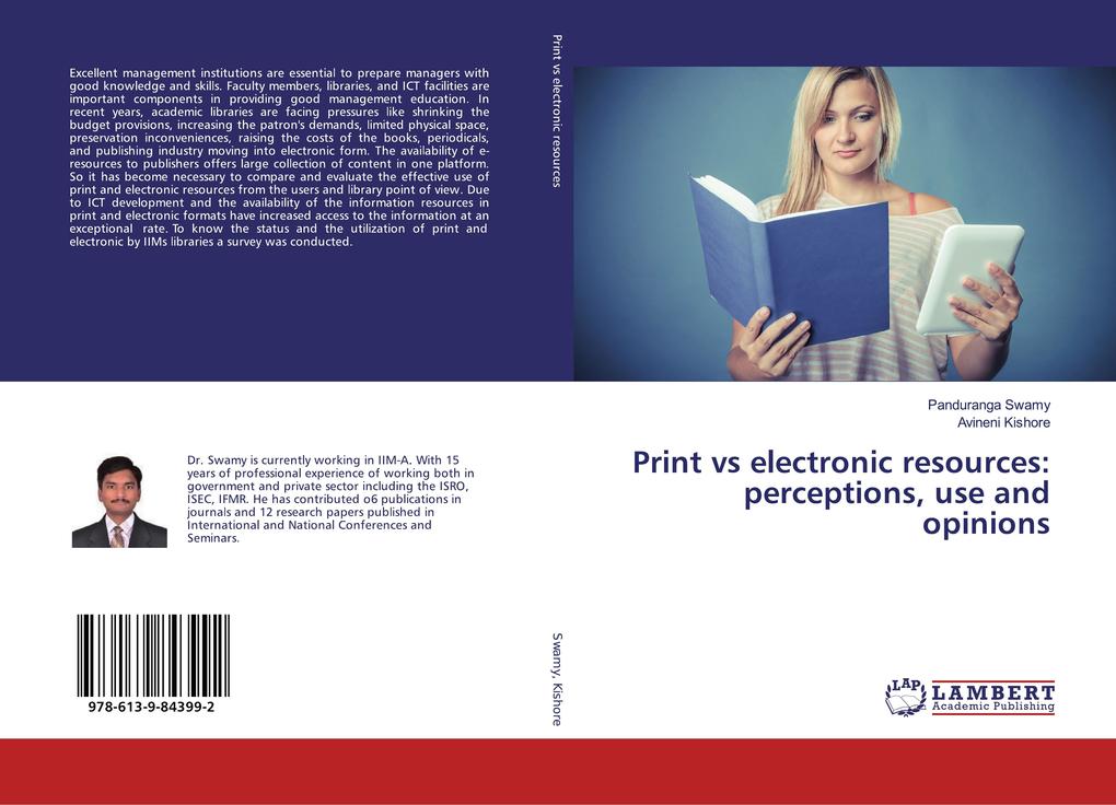 Print vs electronic resources: perceptions use and opinions