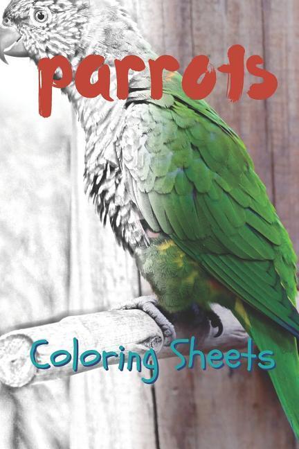 Parrot Coloring Sheets: 30 Parrot Drawings Coloring Sheets Adults Relaxation Coloring Book for Kids for Girls Volume 10