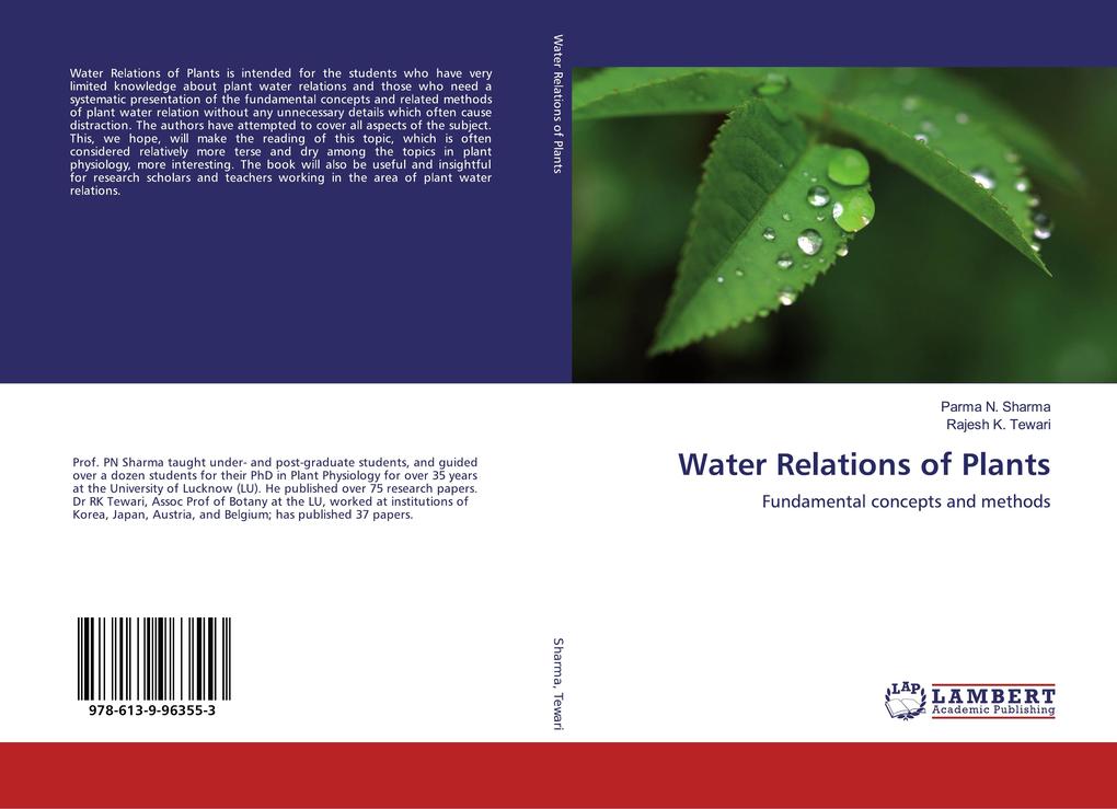 Water Relations of Plants