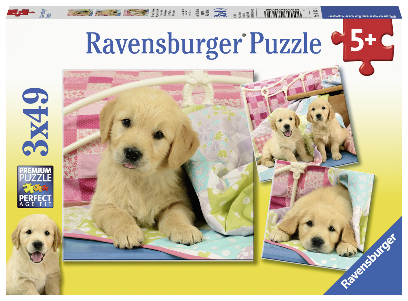 Image of Ravensburger - Kuschelige Hündchen 3 x 49 Teile