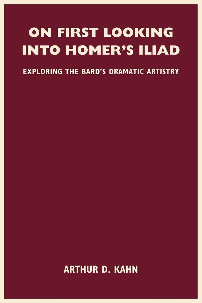 ON FIRST LOOKING INTO HOMER'S ILIAD