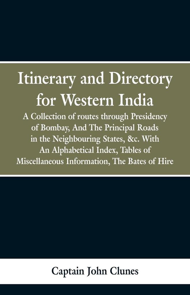 Itinerary and Directory for Western India