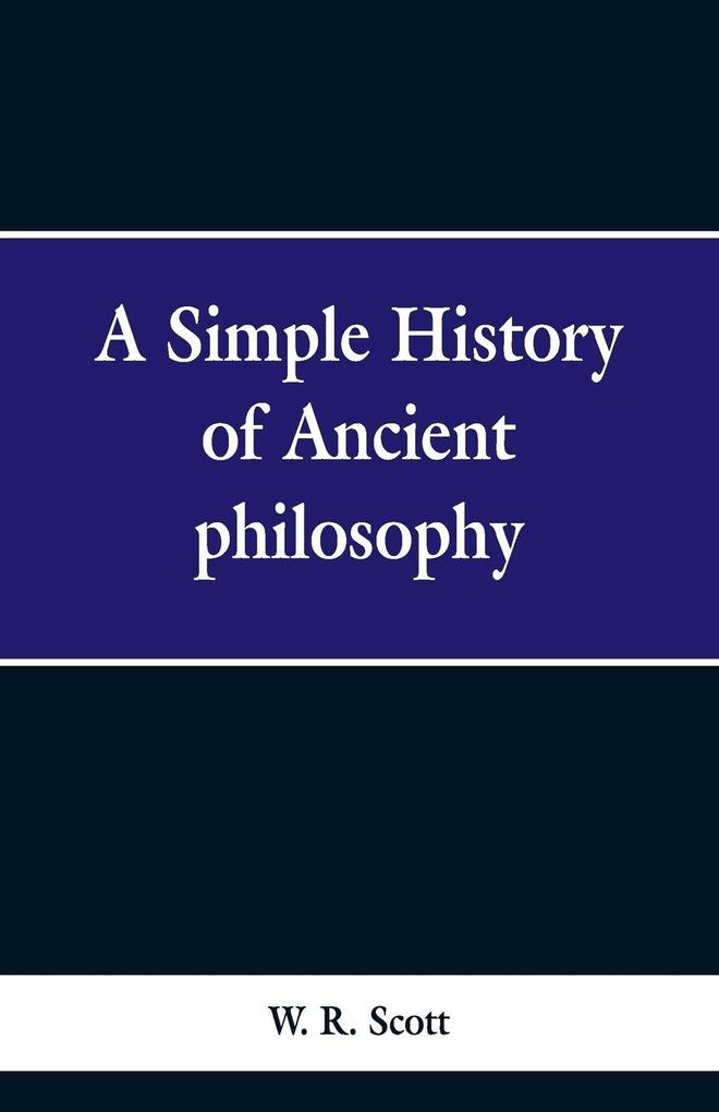 A Simple History of Ancient Philosophy