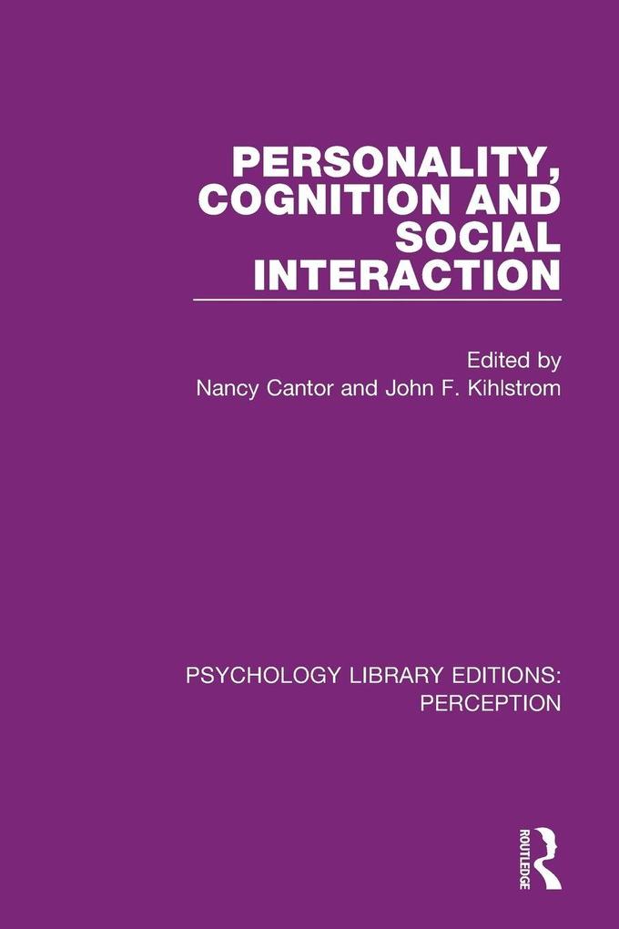 Personality Cognition and Social Interaction