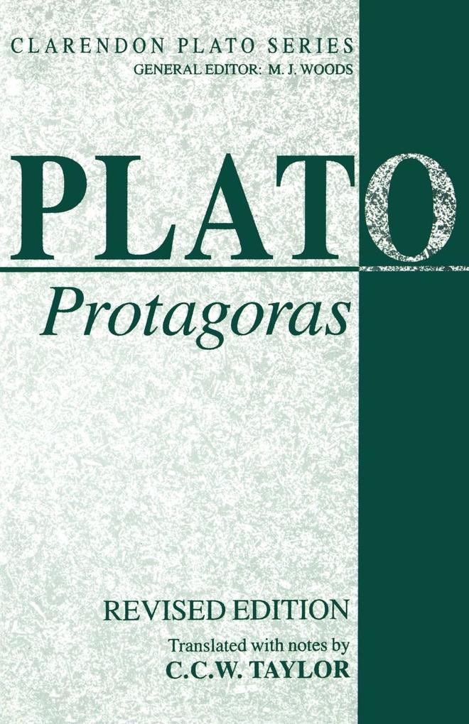 Plato Protagoras - Plato/ Taylor