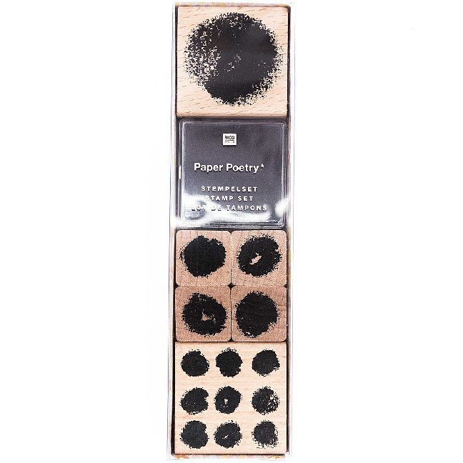 Stempelset Crafted Nature Punkte Fsc 100%