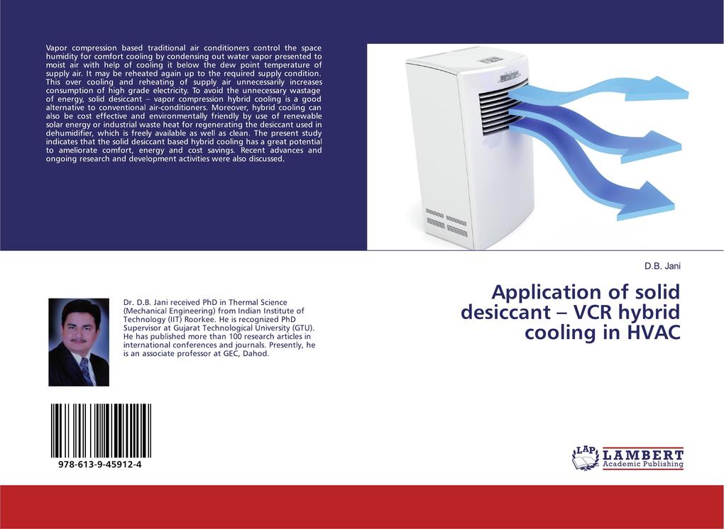 Application of solid desiccant - VCR hybrid cooling in HVAC
