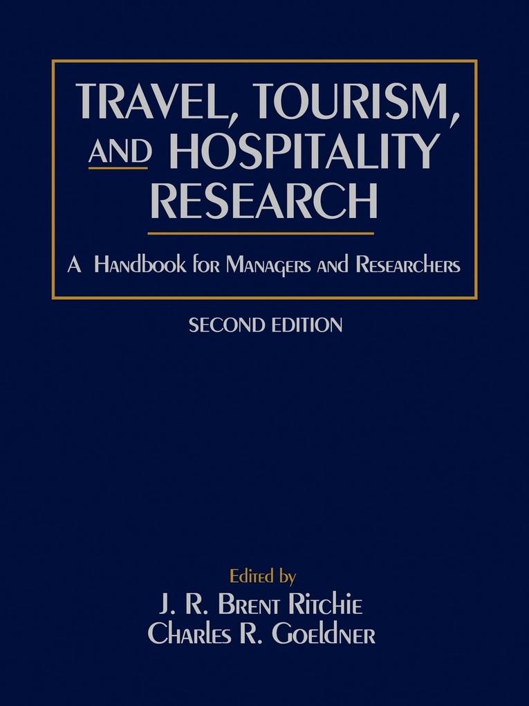 Travel Tourism and Hospitality Research