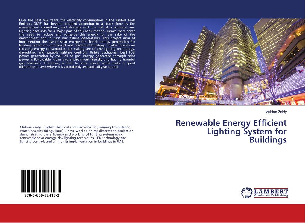 Renewable Energy Efficient Lighting System for Buildings