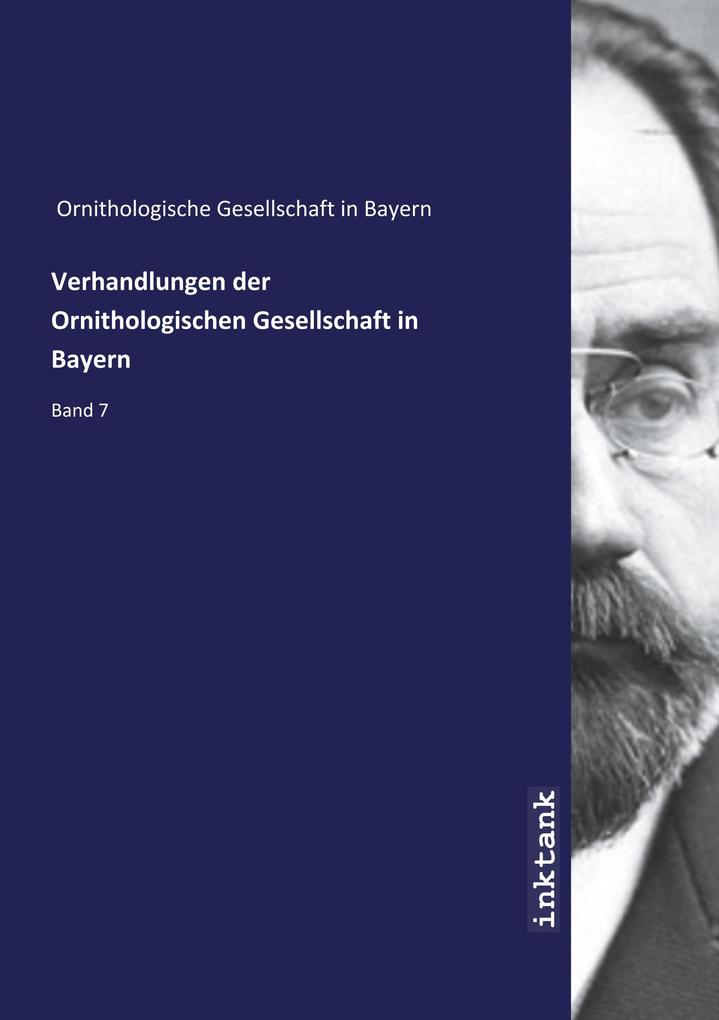Image of Verhandlungen der Ornithologischen Gesellschaft in Bayern