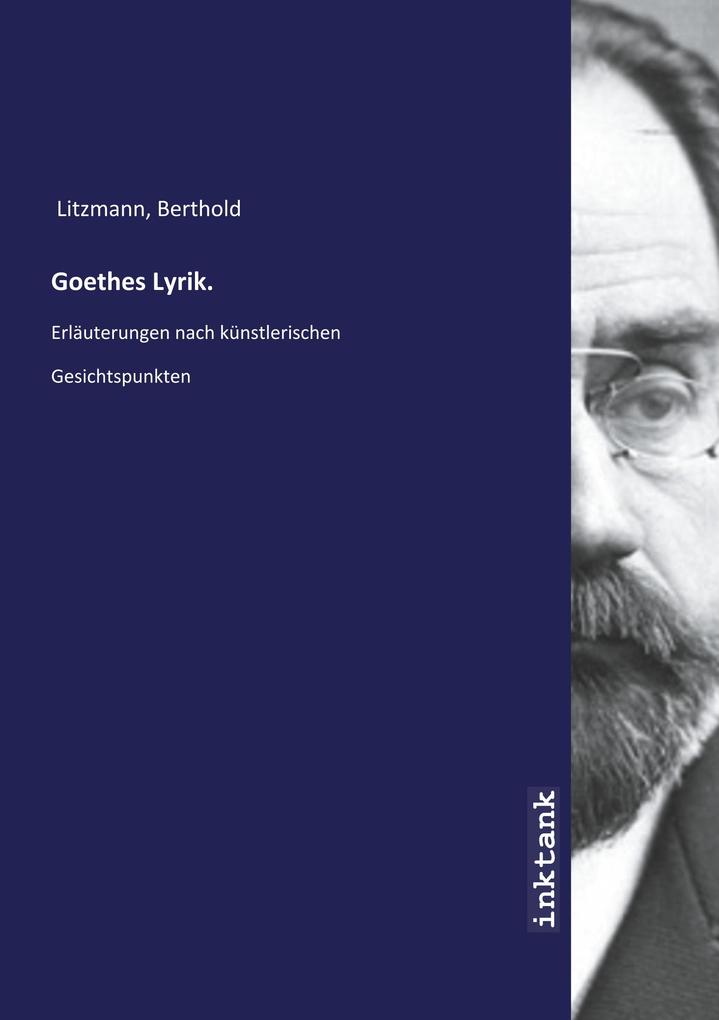 Image of Goethes Lyrik.