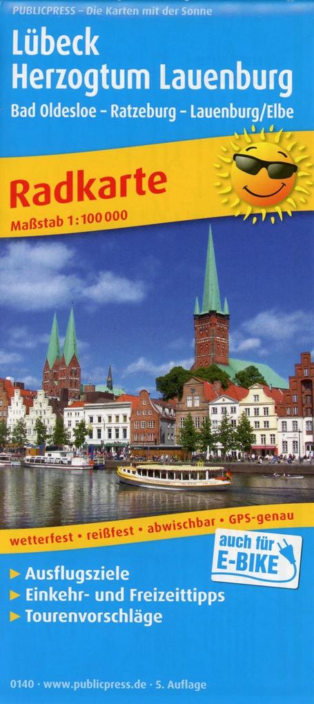 Lübeck - Herzogtum Lauenburg Bad Oldesloe - Ratzeburg - Lauenburg/Elbe 1:100 000