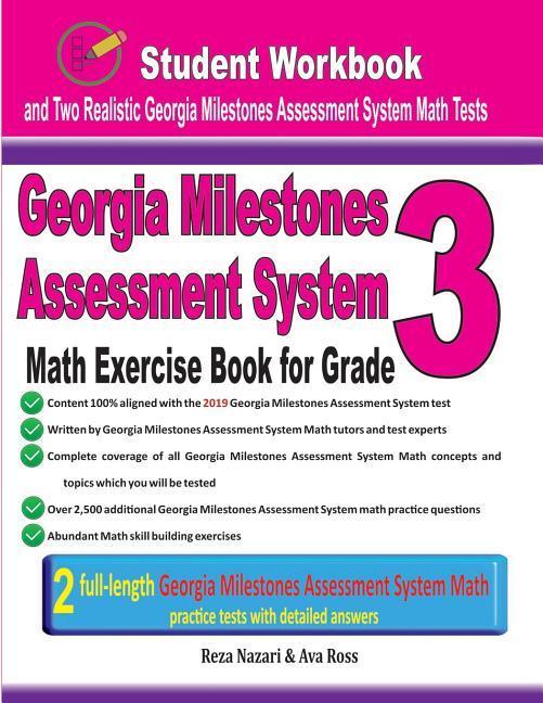 Georgia Milestones Assessment System Math Exercise Book for Grade 3