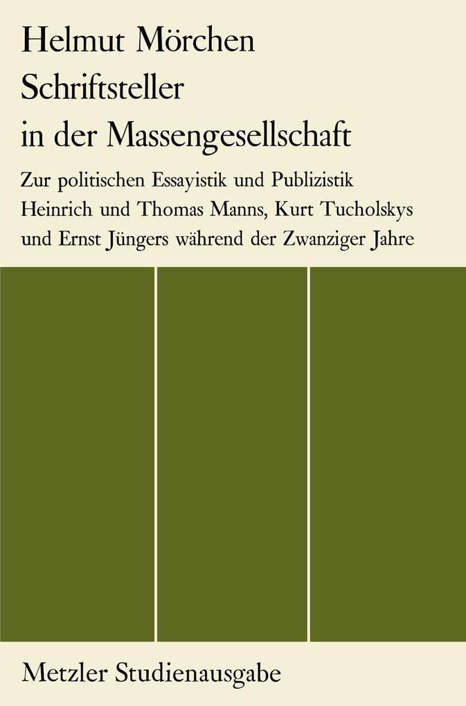 Schriftsteller in der Massengesellschaft