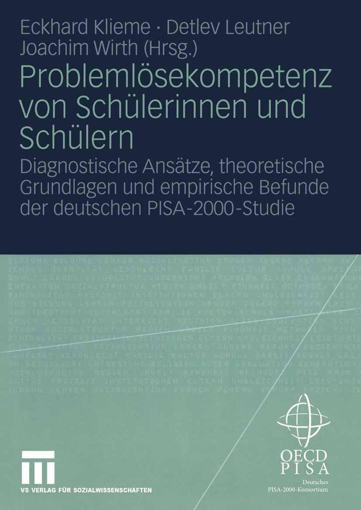 Problemlösekompetenz von Schülerinnen und Schülern