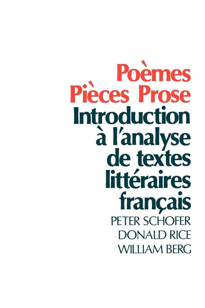 Poemes Pieces Prose