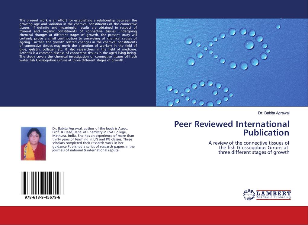 Peer Reviewed International Publication