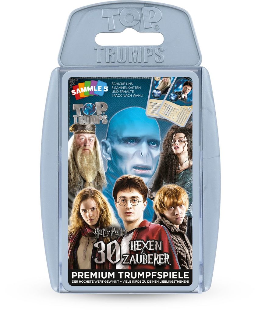 Winning Moves - Top Trumps - Harry Potter 30 Hexen & Zauberer