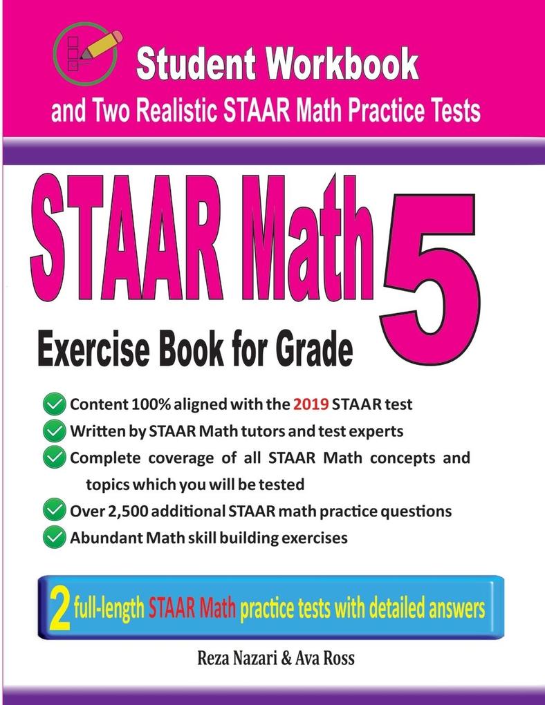 STAAR Math Exercise Book for Grade 5