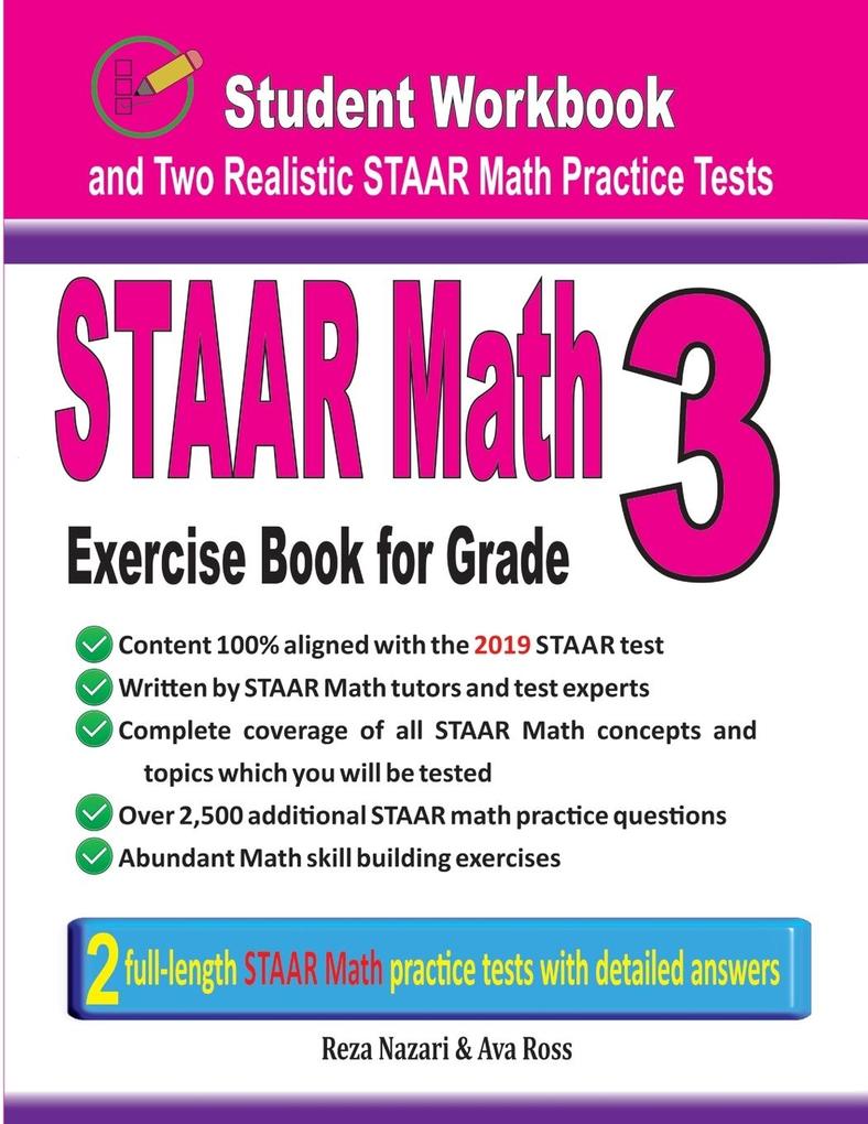 STAAR Math Exercise Book for Grade 3