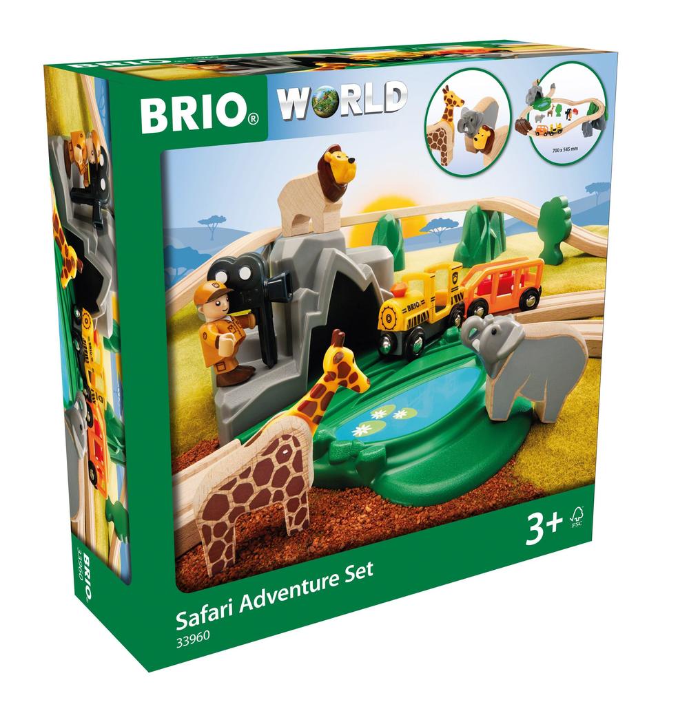 Image of BRIO - Gr. BRIO Bahn Safari Set
