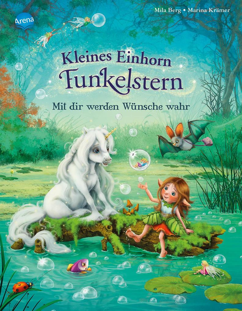 Image of Kleines Einhorn Funkelstern. Mit dir werden Wünsche wahr