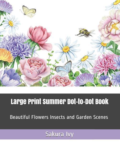 Large Print Summer Dot-To-Dot Book