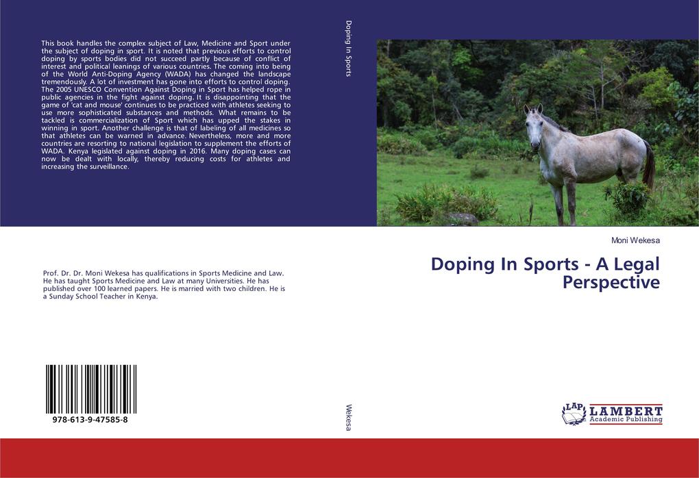 Doping In Sports - A Legal Perspective