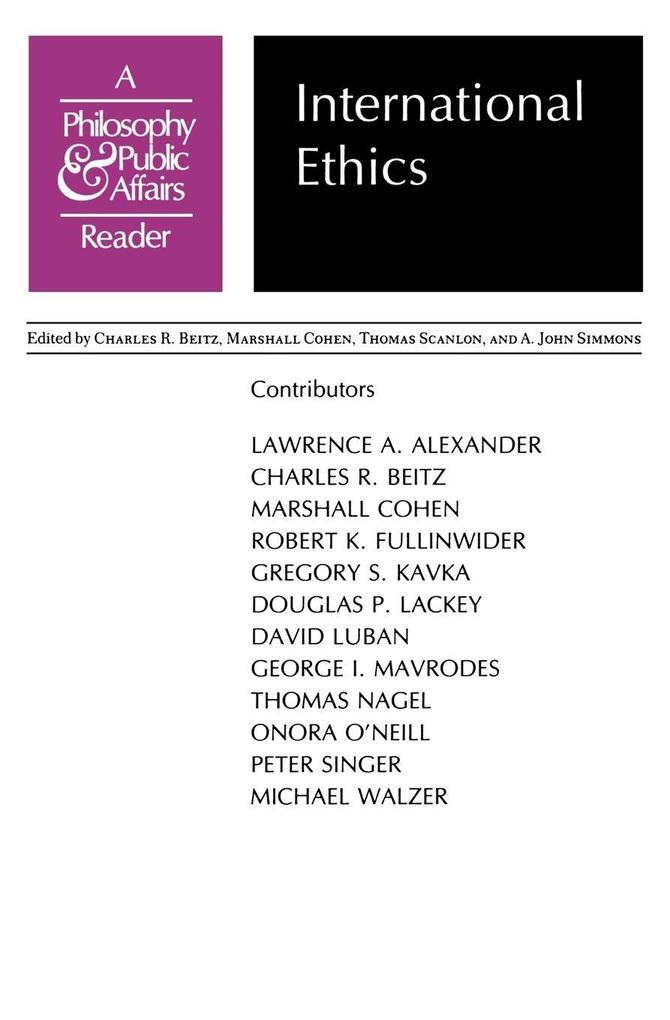 International Ethics - Lawrence A. Alexander